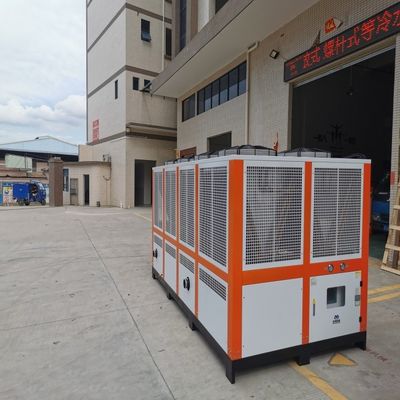 Chiller de tornillo refrigerado por aire de 20 HP fácil de instalar con embalaje de ampollas de plástico de aluminio