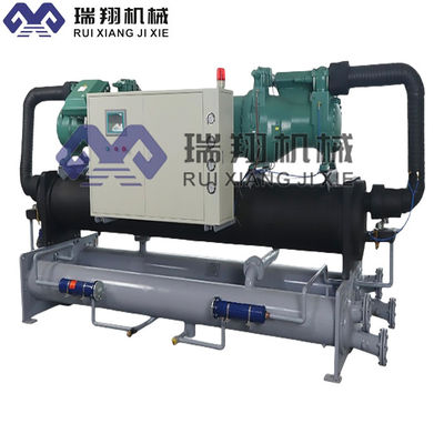 R22 Chiller de agua fijo de 10 toneladas Chiller de tornillo industrial refrigerado por aire