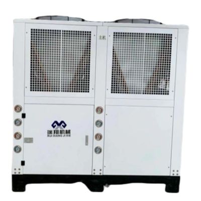 Unidad de refrigeración de agua por aire Sistema modular de refrigeración de agua industrial con control PLC