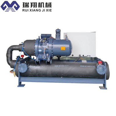 Máquina de refrigeración industrial de 85 CV R407C, refrigeración de agua de tornillo con evaporador de placa