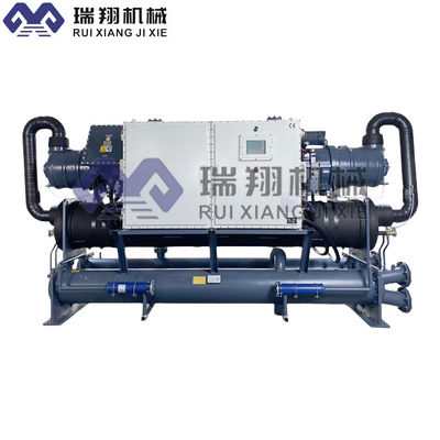 380V/50Hz refrigerado por aire compressor de desplazamiento de enfriador con sistema de control PLC
