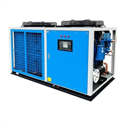 Enfriador de agua enfriado por aire con potencia de entrada de 3.18KW, capacidad de enfriamiento de 10 a 500 toneladas, sistema de enfriamiento industrial para control de procesos